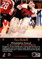1991 Pro Set Platinum Ron Hextall #87