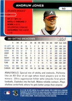 2002 Stadium Club Andruw Jones #50