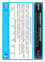 2009 Bowman Chrome Prospects Robert Brooks #BCP82