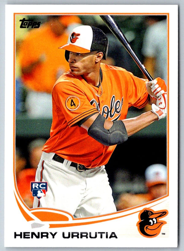 2013 Topps Update Henry Urrutia #US329 Rookie