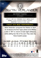 2015 Finest Justin Verlander #53