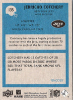 2009 Upper Deck Jerricho Cotchery #135