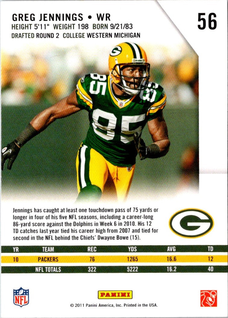 2011 Panini Certified Greg Jennings