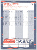1988 Fleer Storm Davis