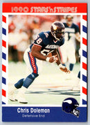 1990 Asher Candy Stars 'n Stripes Chris Doleman