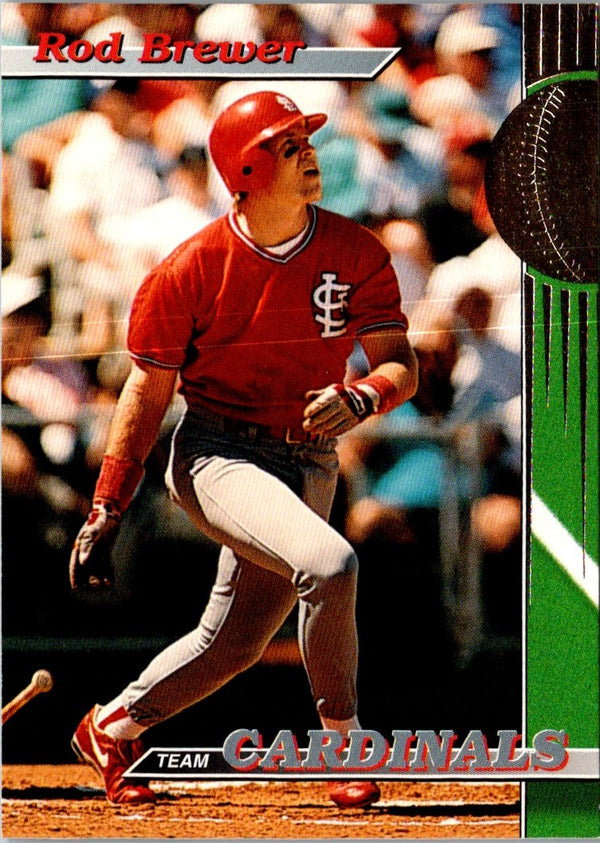 1993 Stadium Club St. Louis Cardinals Rod Brewer #7