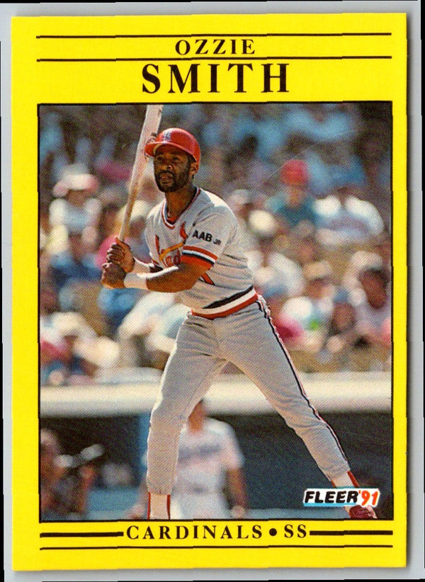 1991 Fleer Ozzie Smith #646