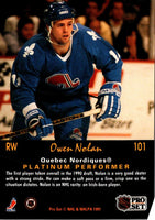1991 Pro Set Platinum Owen Nolan #101