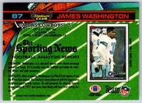 1991 Topps Stadium Club Football James Washington #87