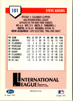 1991 Line Drive AAA Steve Adkins #101
