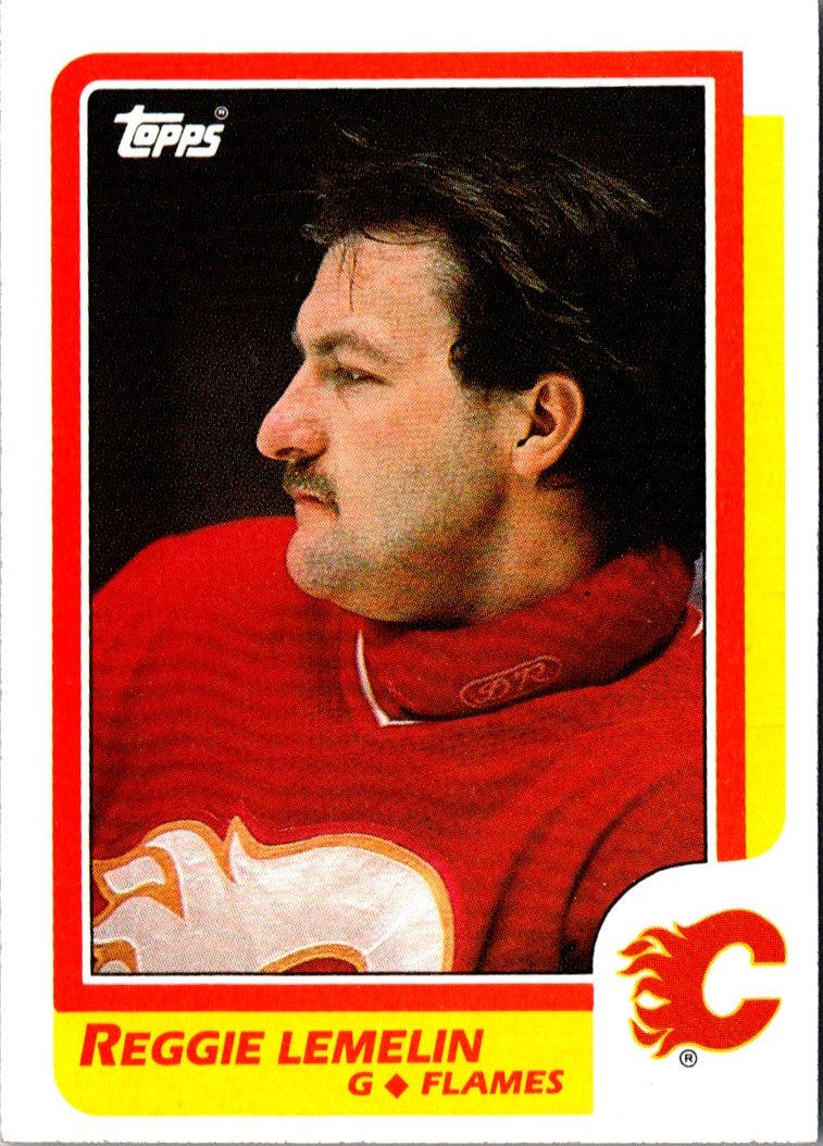 1986 Topps Reggie Lemelin