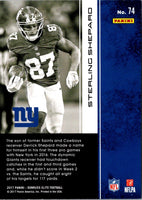 2017 Donruss Elite Sterling Shepard #74