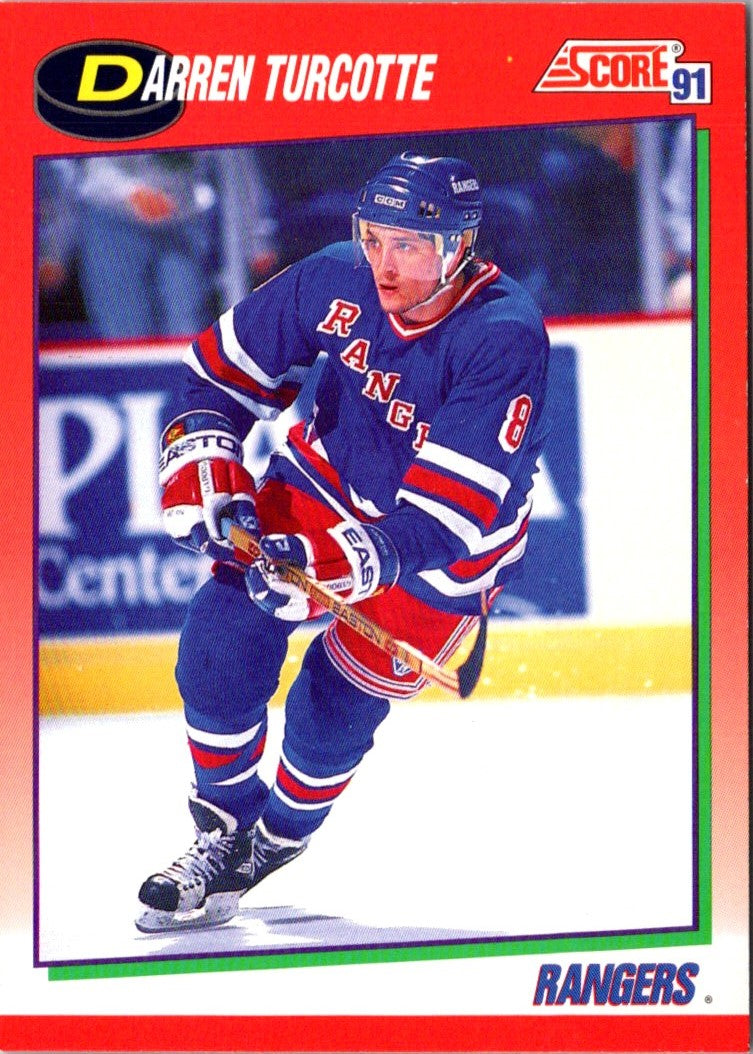 1991 Score Darren Turcotte