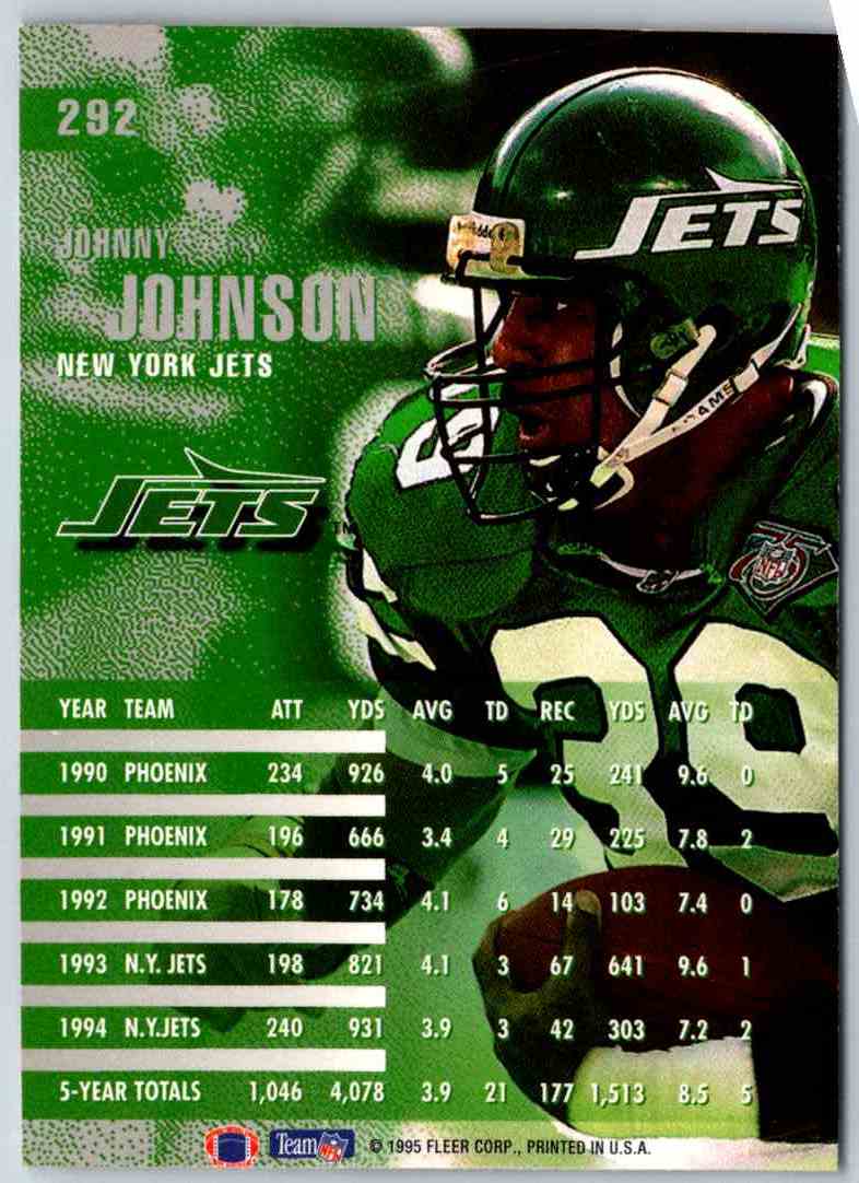 1995 Fleer Johnny Johnson