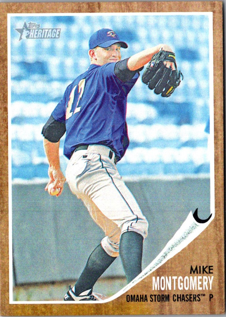 2011 Topps Heritage Minor League Mike Montgomery