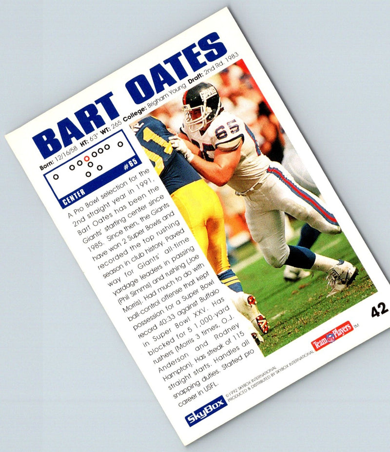 1992 SkyBox Impact Bart Oates