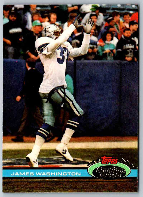 1991 Topps Stadium Club Football James Washington #87