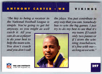1991 ProLine Anthony Carter #297