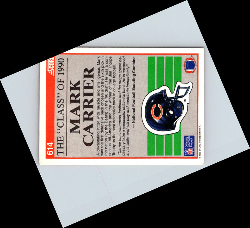 1990 Score Mark Carrier