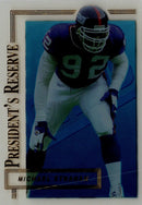 1996 Collector's Edge President's Reserve Michael Strahan
