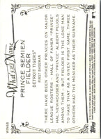 2012 Topps Allen & Ginter What's in a Name? Prince Fielder #WIN68