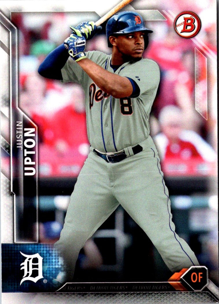 2016 Bowman Justin Upton