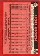 1986 O-Pee-Chee Bob Grich