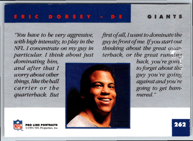 1991 Pro Line Portraits Eric Dorsey