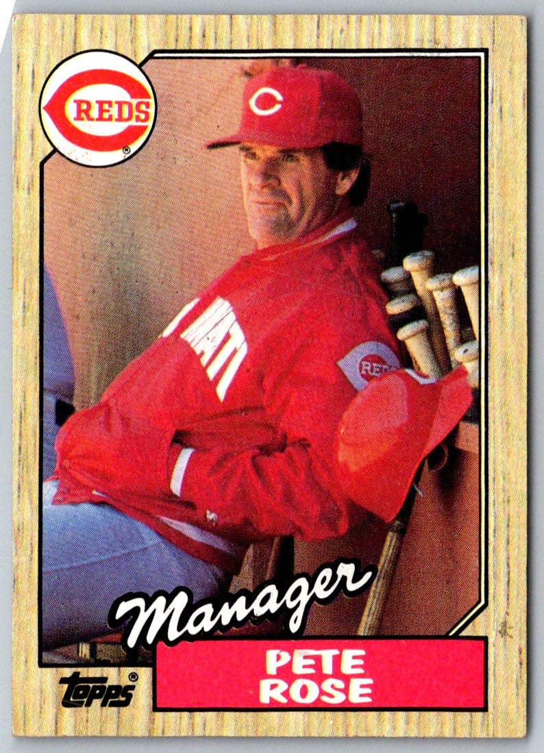 1987 Topps Pete Rose