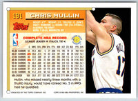 1993 Topps Chris Mullin #191