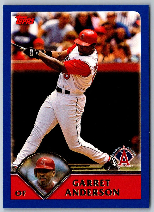 2003 Topps Garret Anderson #600