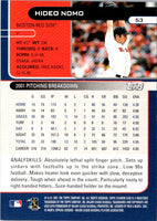 2002 Stadium Club Hideo Nomo #53