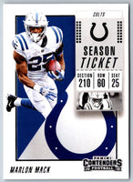 2018 Panini Contenders Marlon Mack #59