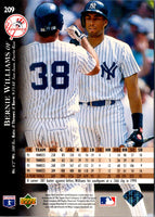 1995 Upper Deck Bernie Williams #209