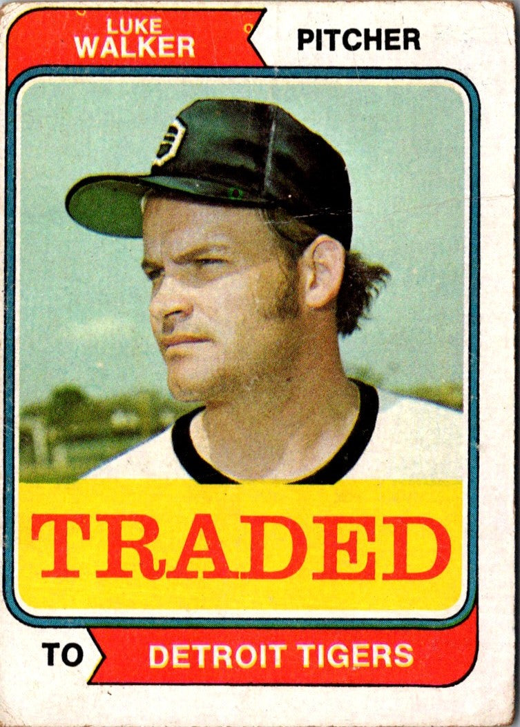 1974 Topps Traded Luke Walker