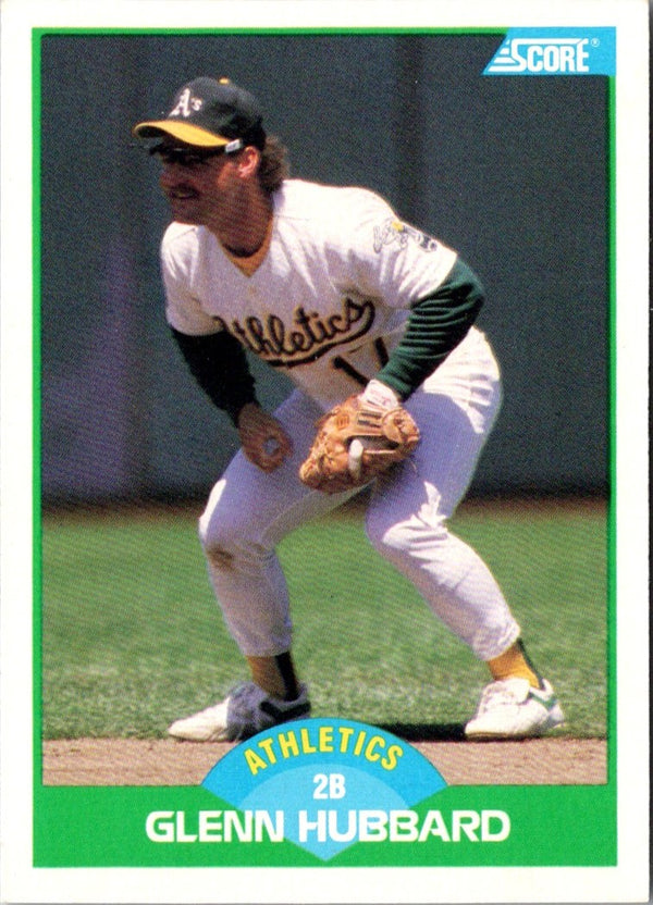 1989 Score Glenn Hubbard #34