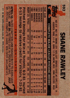 1983 Topps Shane Rawley #592