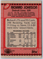 1990 Topps Richard Johnson #350