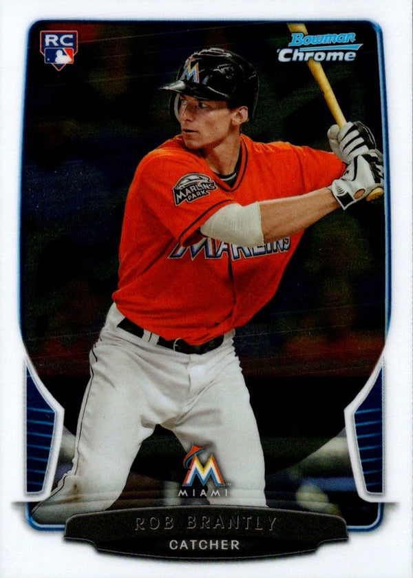 2013 Bowman Chrome Rob Brantly #4 Rookie