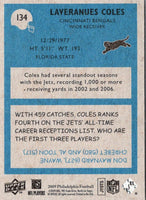 2009 Upper Deck Laveranues Coles #134
