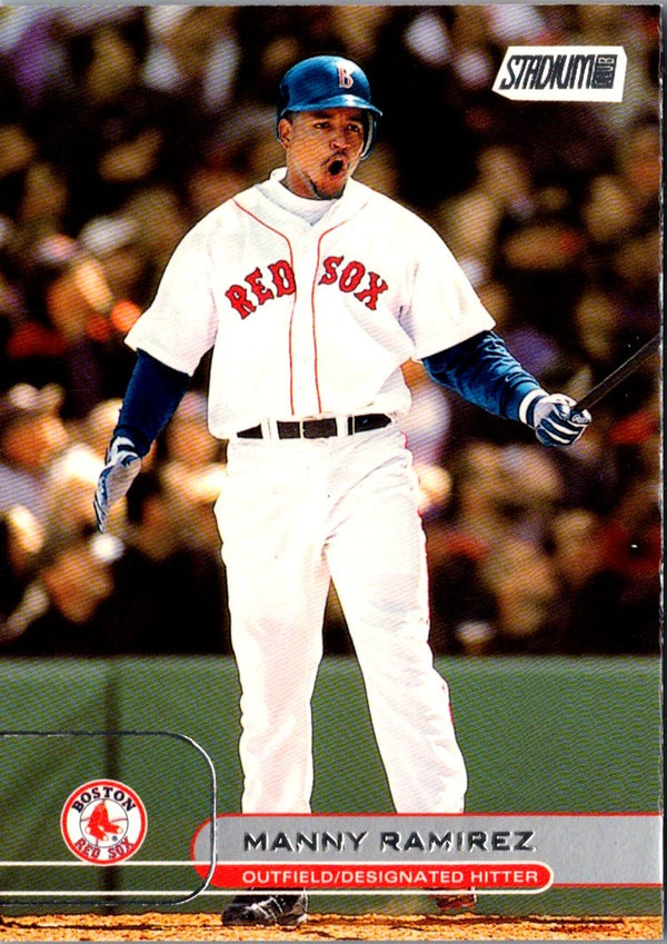 2002 Stadium Club Manny Ramirez #40