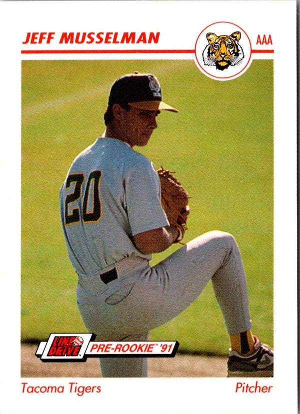 1991 Line Drive AAA Jeff Musselman #542