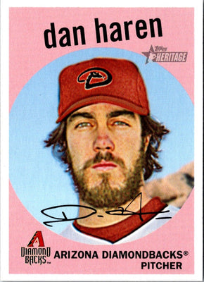 2008 Topps Heritage Dan Haren #243