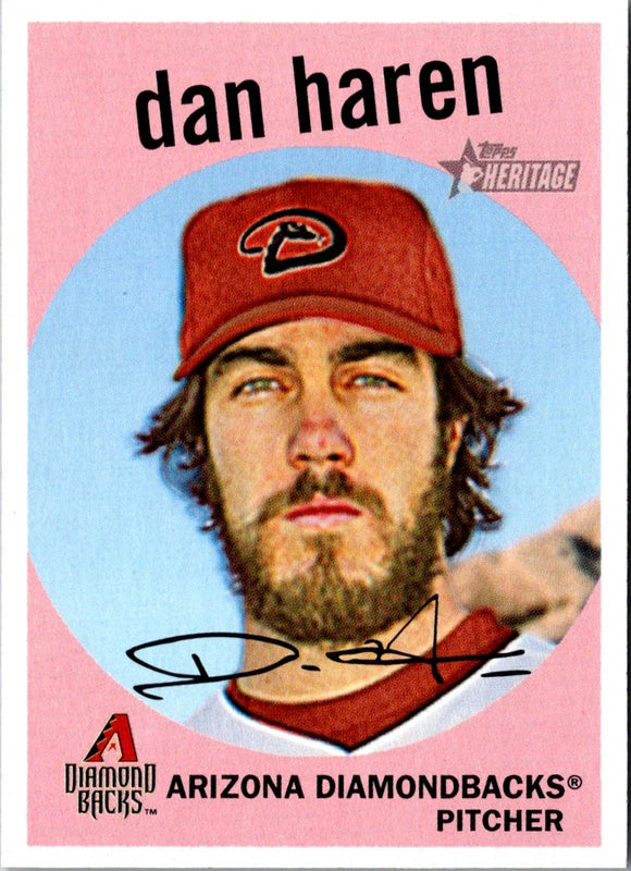 2008 Topps Heritage Dan Haren #243