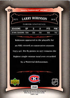 2006 Parkhurst Larry Robinson #106