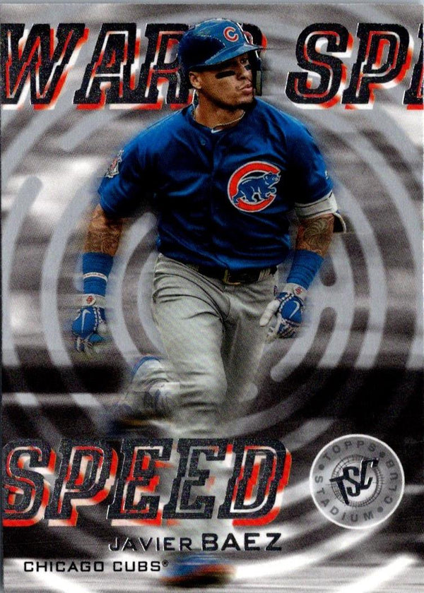 2019 Stadium Club Warp Speed Javier Baez #WS-14