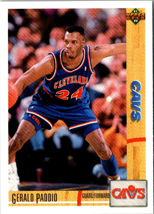 1991 Upper Deck Gerald Paddio #230 Rookie