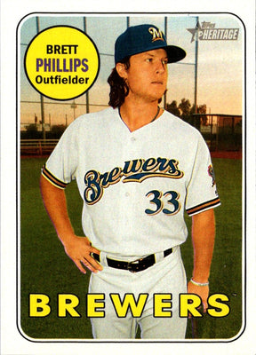 2018 Topps Heritage Brett Phillips #283