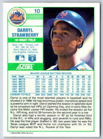 1989 Score Darryl Strawberry #10