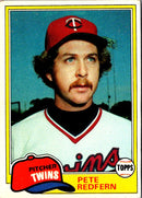 1981 Topps Pete Redfern